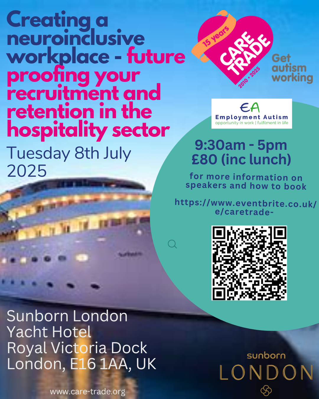 CareTrade Hospitality Conference flyer – 8 July 25 London